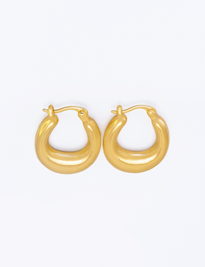 Earrings Hoops Joy 18K Gold Plated (ER19)