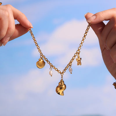 Anklet Beach Essentials 18K GP (AK1) Non Tarnish