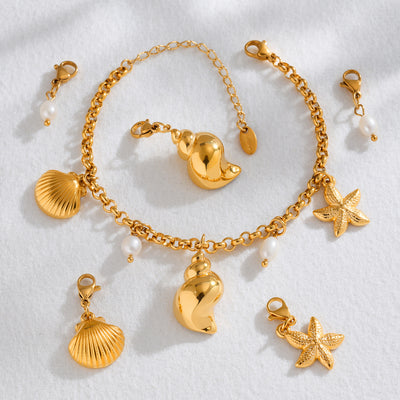 Anklet Beach Essentials 18K GP (AK1) Non Tarnish