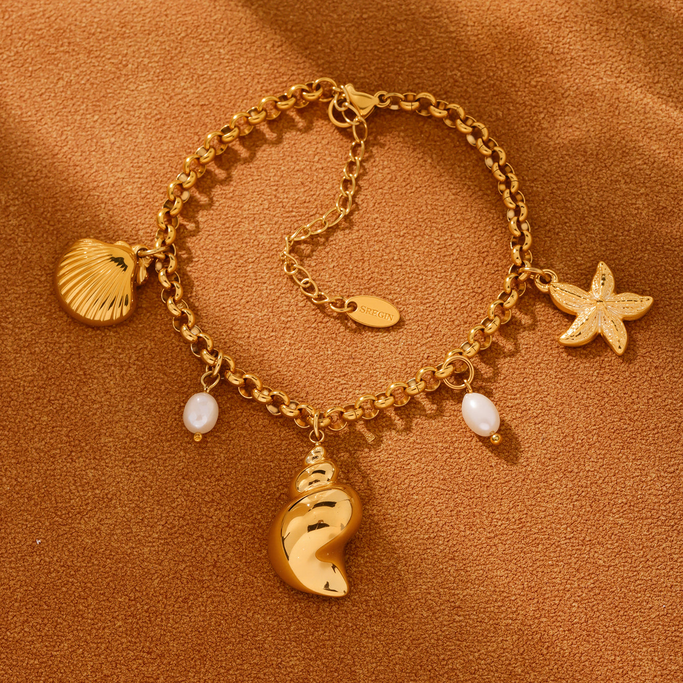 Anklet Beach Essentials 18K GP (AK1) Non Tarnish