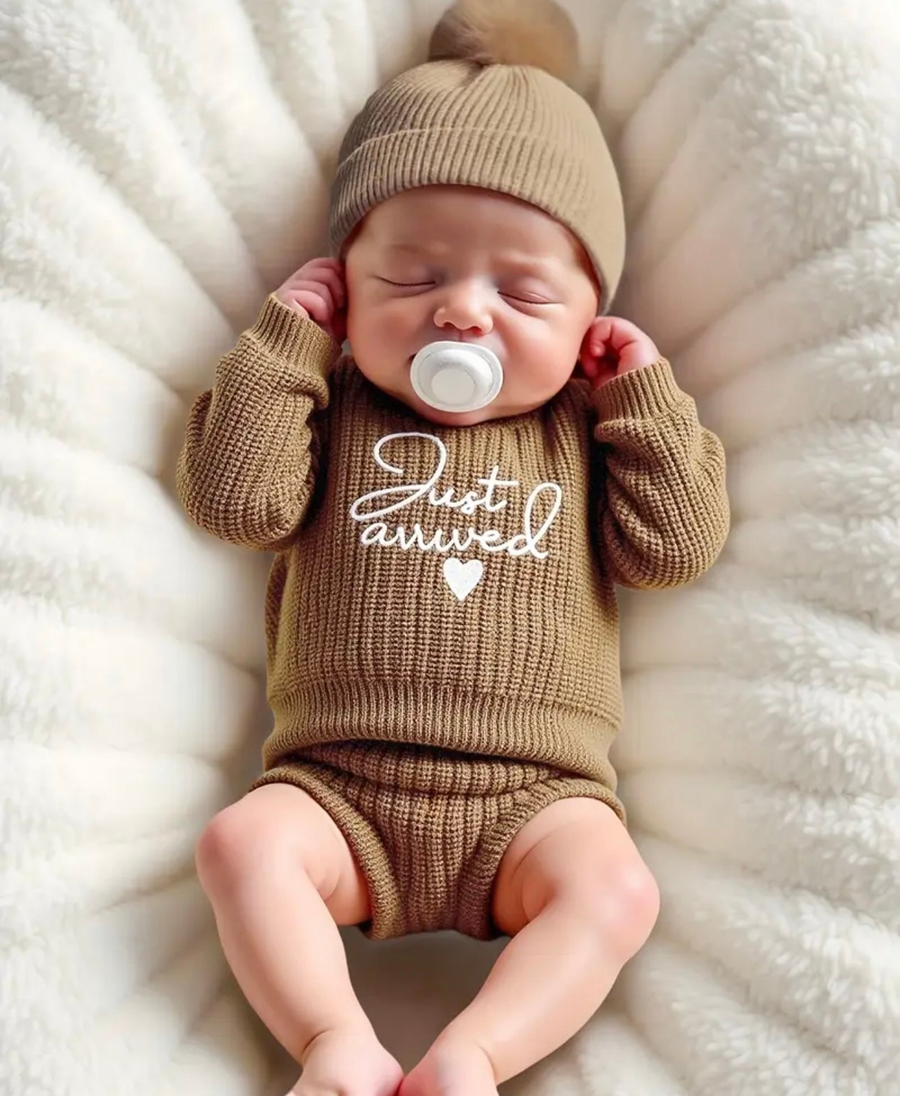 Baby New Born Knit set - 3 pieces