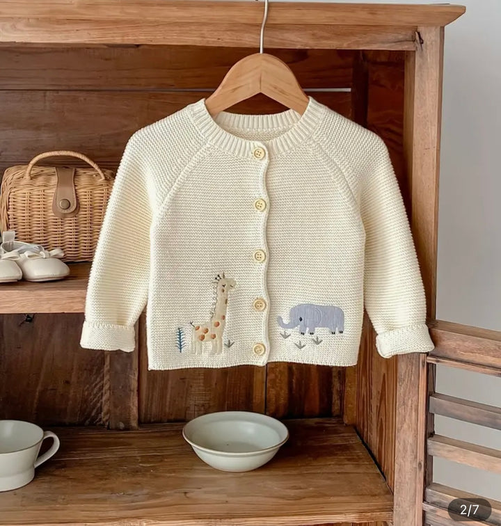 Baby Sweater Embroidery Knitted Assorted Sizes – Mila The Label