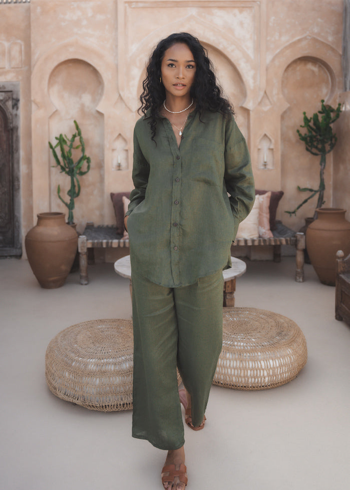 Maui 100 Linen Pants Assorted Colors Mila The Label