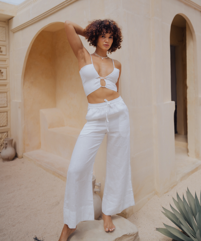 Aruba Relaxed Pants 100% Linen - Assorted Colors