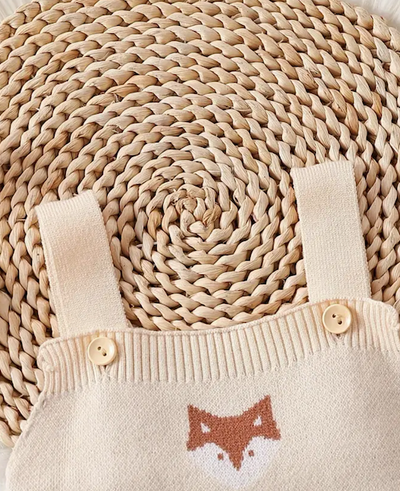 Baby Knitted Fox Romper - Assorted Sizes