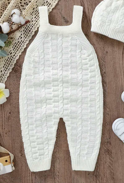 Baby Knitted Winter Romper Set - Assorted Sizes