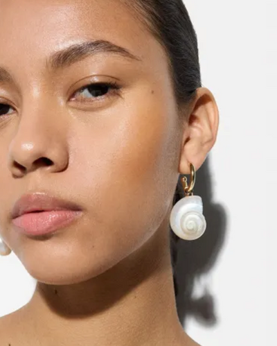 Big Shell Drop Earrings