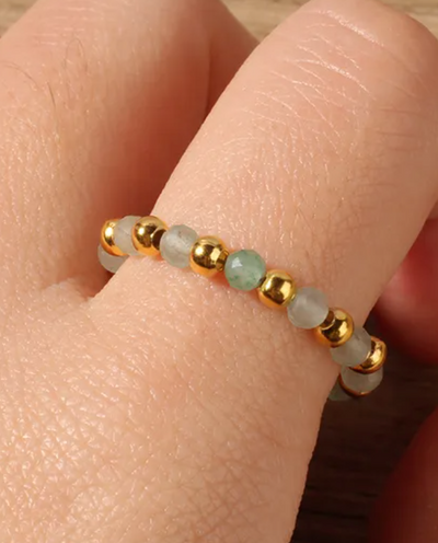 Ring mini Elastic Crystal (RG2) - Assorted Crystal & Colors