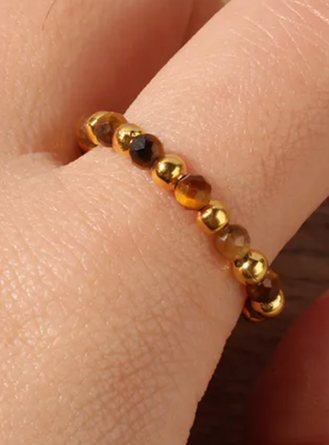 Ring mini Elastic Crystal (RG2) - Assorted Crystal & Colors