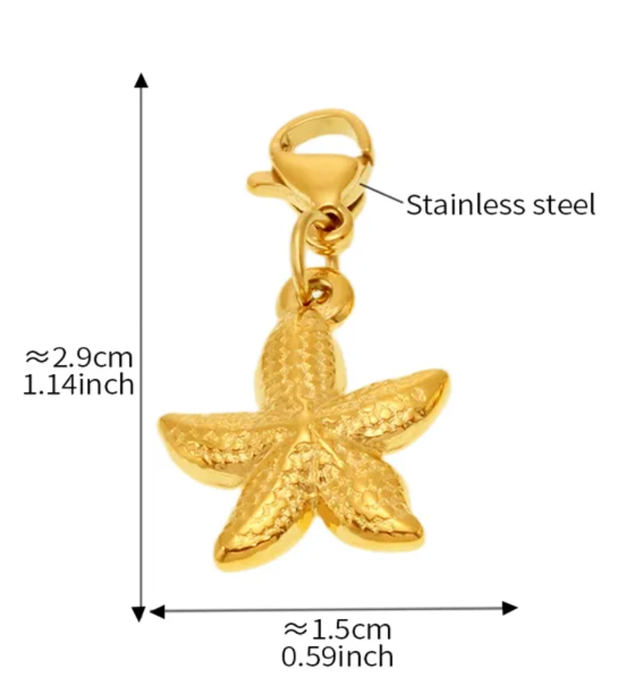 Charms Beach Essentials 18K GP (CH1) Non Tarnish