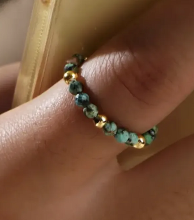 Ring mini Elastic Crystal (RG2) - Assorted Crystal & Colors