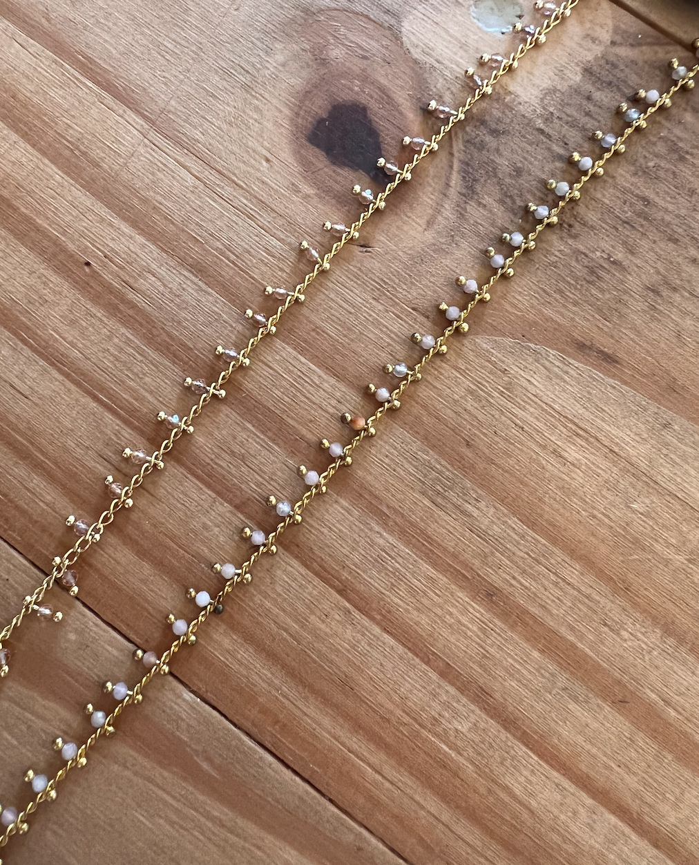 Bracelete Pearls + Stone (BR24) 18K GP - Assorted Styles